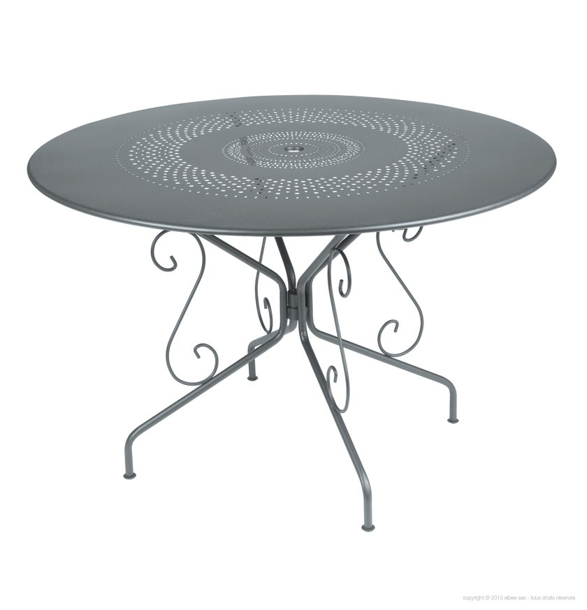 Table MONTMARTRE de Fermob D.117 gris orage