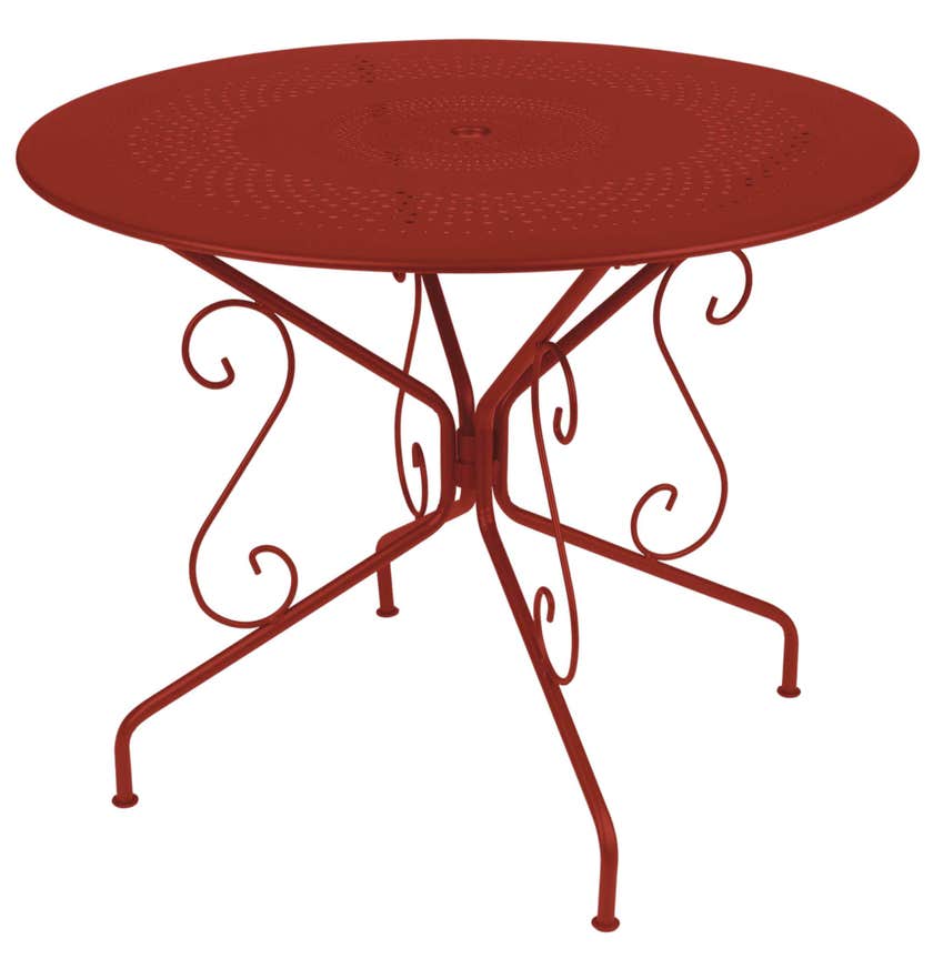 Table MONTMARTRE de Fermob D.117 piment