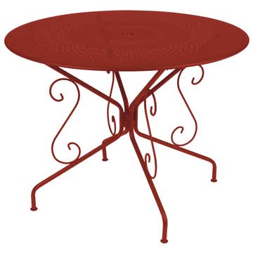 Table MONTMARTRE de Fermob D.96 piment
