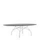 Table ovale GLOSSY de Kartell, Noir