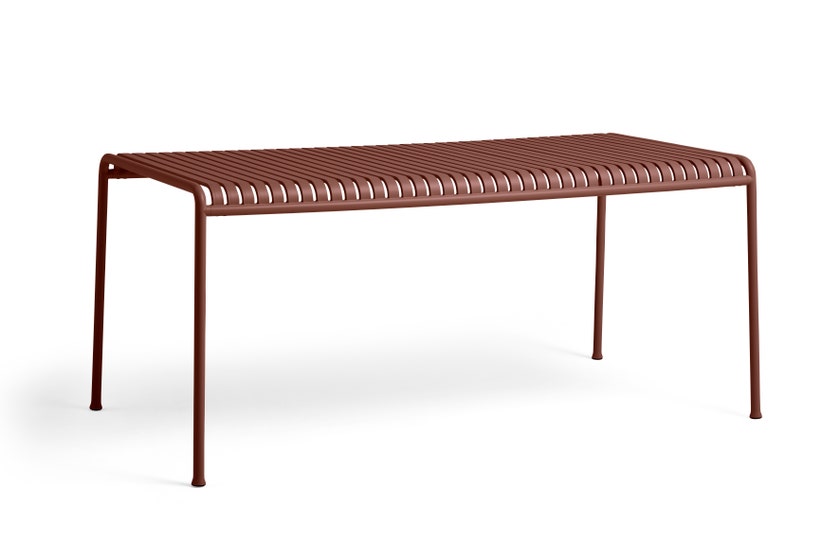 Table PALISSADE de Hay, Iron red Table PALISSADE de Hay, Iron red