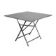 Table pliante CARGO de Fermob, 128 x 128 cm, Gris orage