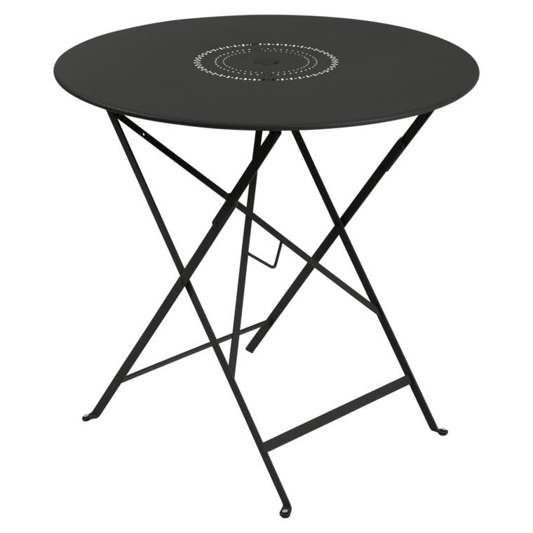 Table pliante FLORÉAL de Fermob D.77 réglisse Table pliante FLORÉAL de Fermob D.77 réglisse