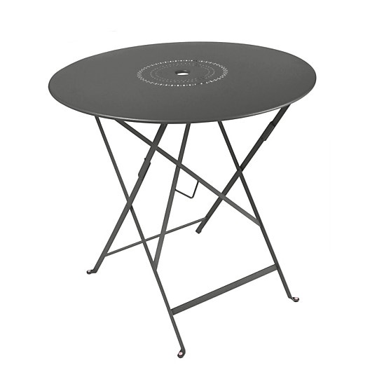 Table pliante FLORÉAL de Fermob D. 96 Carbone Table pliante FLORÉAL de Fermob D. 96 Carbone