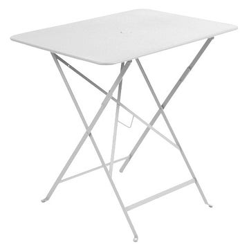 Table rectangulaire 77 x 57 cm Bistro de Fermob, Blanc coton