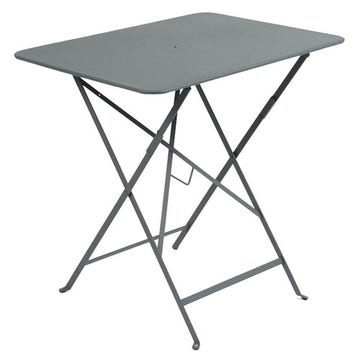 Table rectangulaire 77 x 57 cm Bistro de Fermob, Gris orage