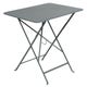 Table rectangulaire 77 x 57 cm Bistro, Gris orage