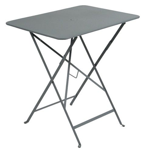 Table rectangulaire 77 x 57 cm Bistro de Fermob, Gris orage