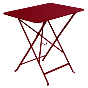 Table rectangulaire 77 x 57 cm Bistro de Fermob, Piment 