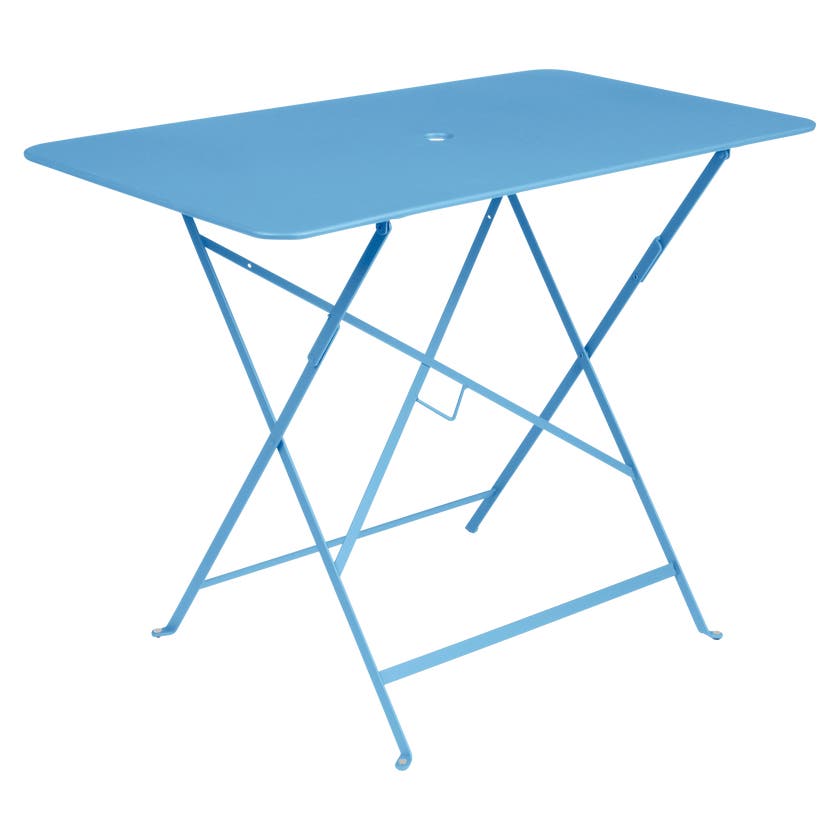 Table rectangulaire 97 x 57 cm BISTRO de Fermob, Bleu maya Table rectangulaire 97 x 57 cm BISTRO de Fermob, Bleu maya