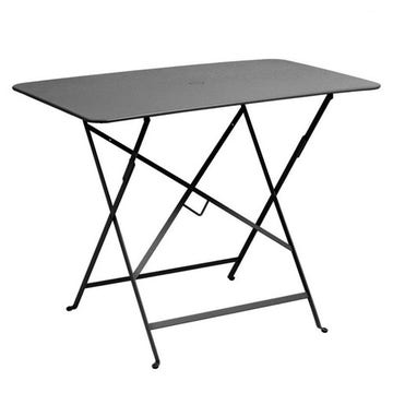Table rectangulaire 97 x 57 cm  BISTRO de Fermob Carbone 
