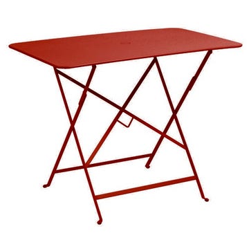 Table rectangulaire 97 X 57 CM BISTRO de Fermob, piment