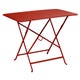 Table rectangulaire 97 X 57 CM BISTRO, piment