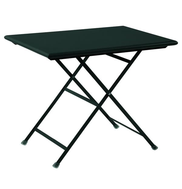 Table rectangulaire ARC EN CIEL de Emu 70 cm, Noir