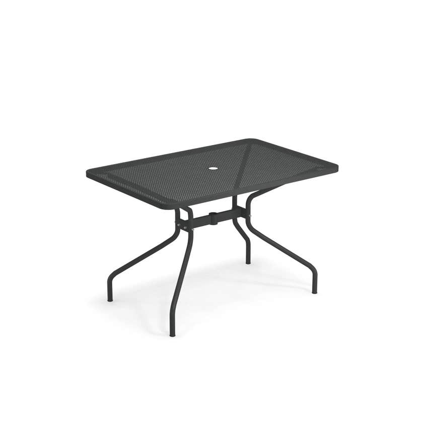 Table rectangulaire CAMBI de Emu, 120 x 80 cm, Fer ancien Table rectangulaire CAMBI de Emu, 120 x 80 cm, Fer ancien