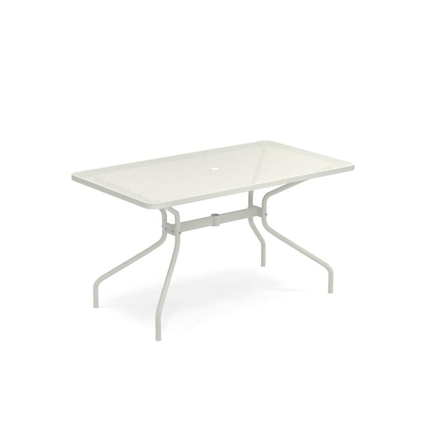 Table rectangulaire CAMBI de Emu, 140 x 80 cm, Blanc mat Table rectangulaire CAMBI de Emu, 140 x 80 cm, Blanc mat