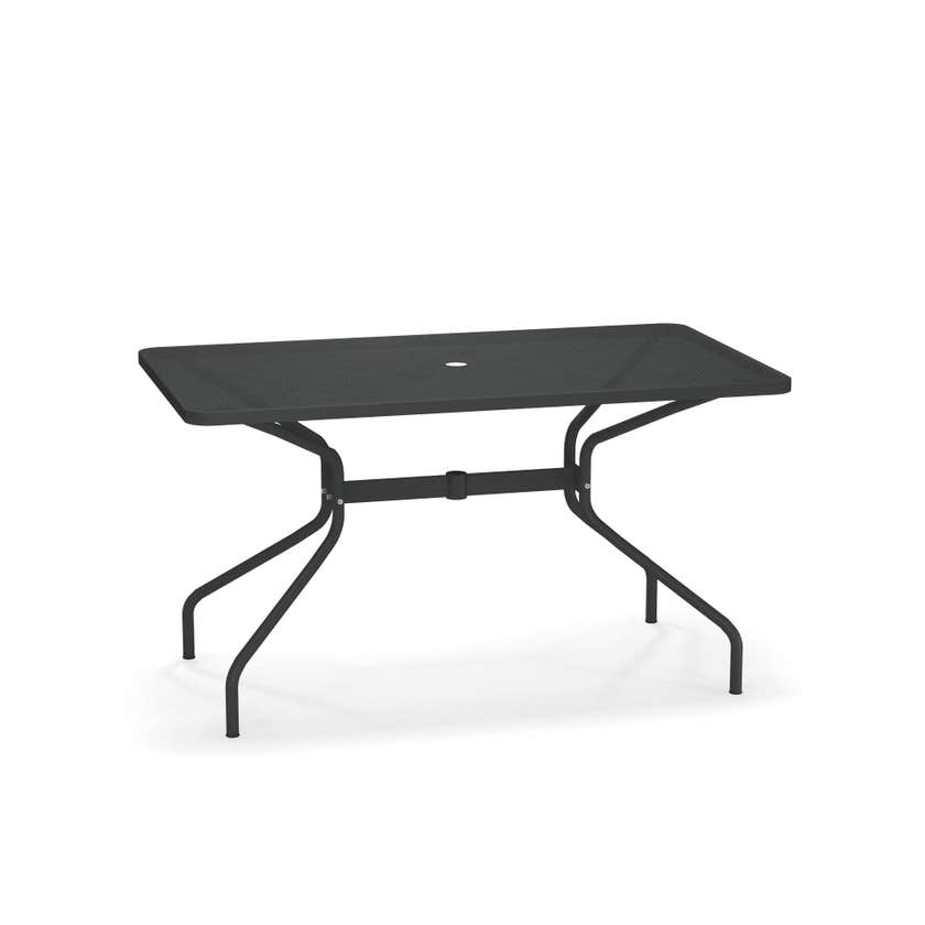 Table rectangulaire CAMBI de Emu, 160 x 80 cm, Fer ancien Table rectangulaire CAMBI de Emu, 160 x 80 cm, Fer ancien