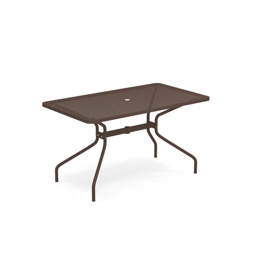 Table rectangulaire CAMBI de Emu, 160 x 80 cm, Marron d'Inde Table rectangulaire CAMBI de Emu, 160 x 80 cm, Marron d'Inde