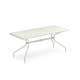Table rectangulaire CAMBI, 180 x 80 cm, Blanc mat 