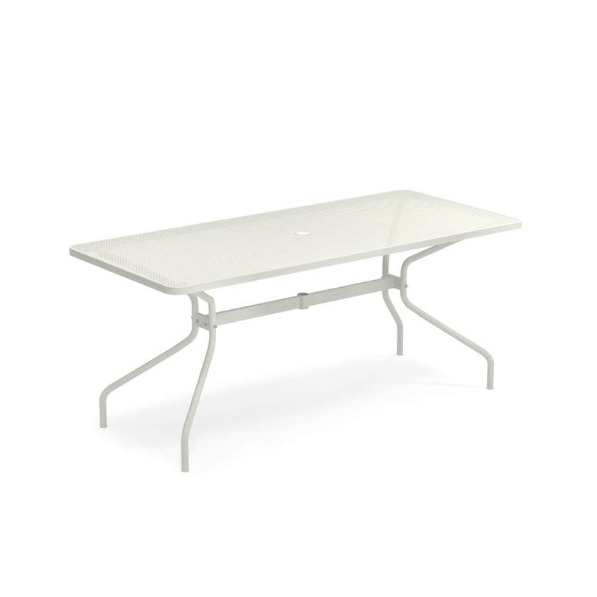 Table rectangulaire CAMBI de Emu, 180 x 80 cm, Blanc mat Table rectangulaire CAMBI de Emu, 180 x 80 cm, Blanc mat