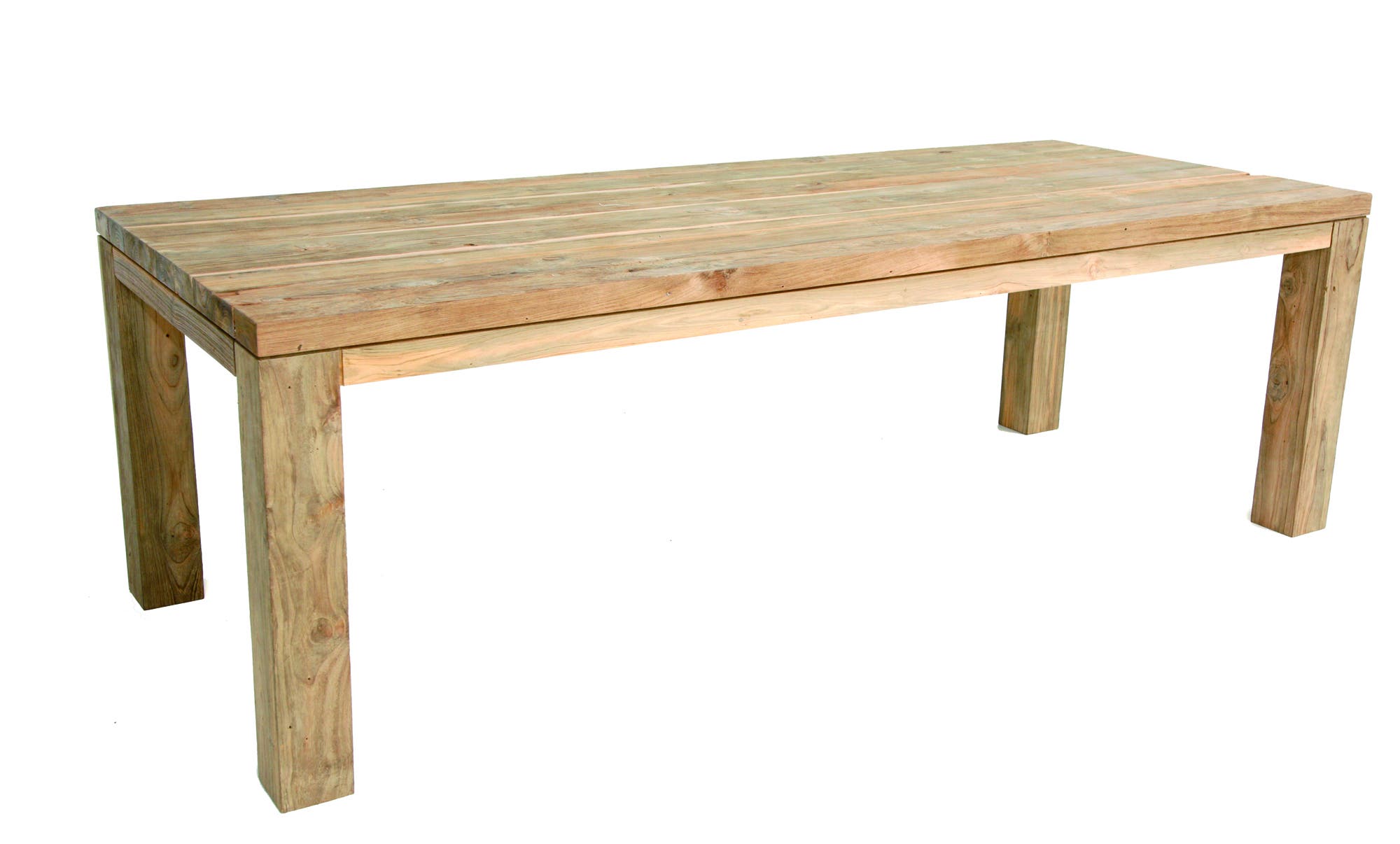 Table rectangulaire CARL, 250 x 100 cm, Teck