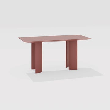 Table rectangulaire NACA, 220 cm, Autumn red
