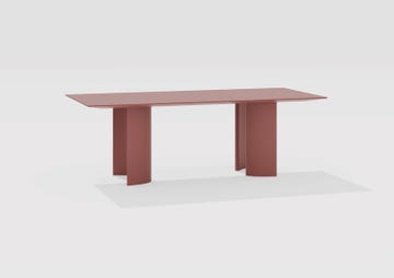 Table rectangulaire NACA, 220 cm, Autumn red Table rectangulaire NACA, 220 cm, Autumn red