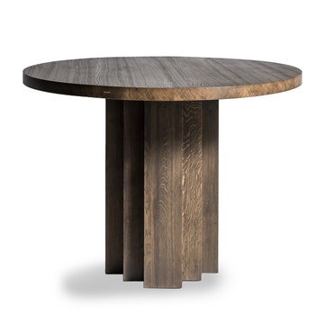 Table ronde BRIX, Ø135, Solid Oak