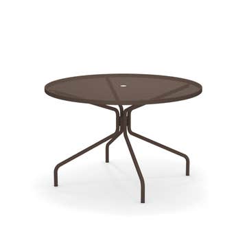 Table ronde CAMBI de Emu, Ø120 cm, Marron d'Inde