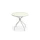 Table ronde CAMBI, Ø 80 cm, Blanc mat
