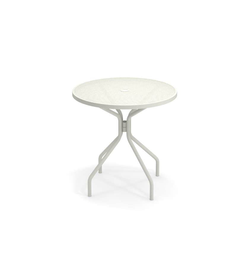 Table ronde CAMBI de Emu, Ø 80 cm, Blanc mat