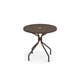 Table ronde CAMBI de Emu, Ø 80 cm, Marron d'Inde
