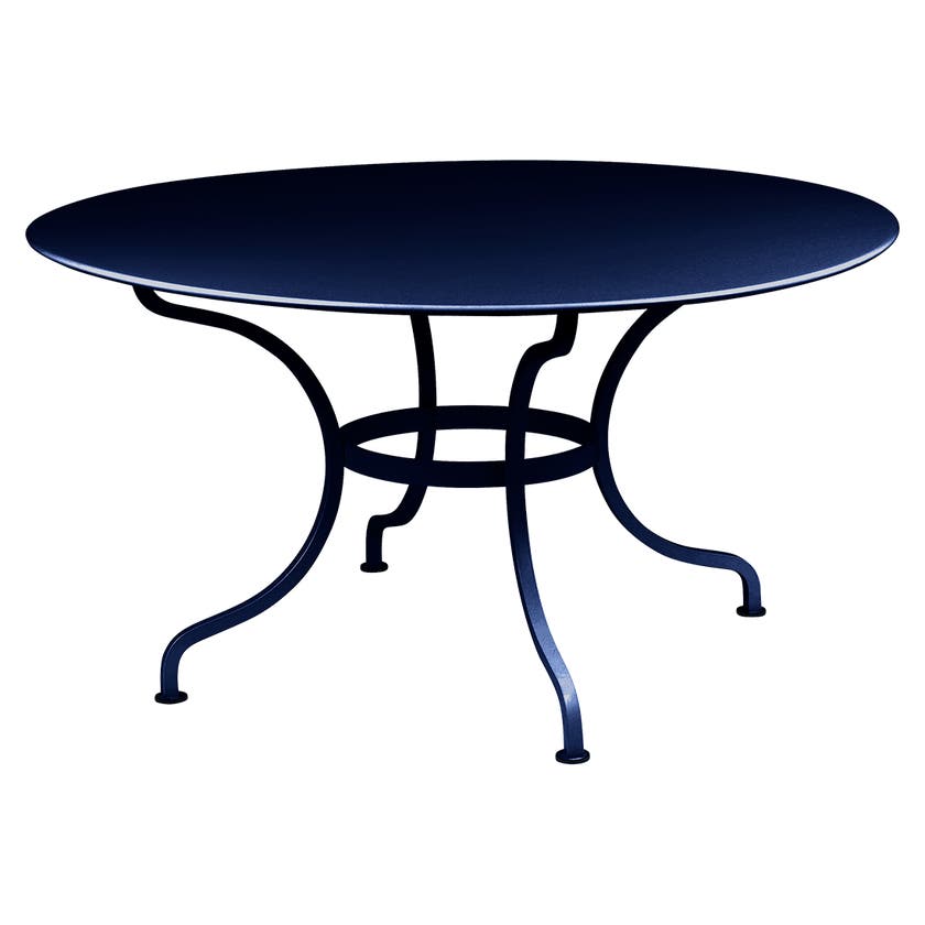 Table ronde D.137 ROMANE de Fermob, Bleu abysse Table ronde D.137 ROMANE de Fermob, Bleu abysse