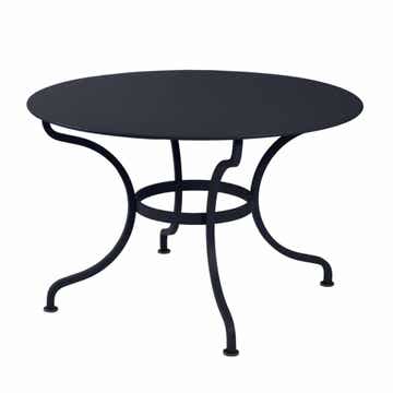 Table ronde D.137 ROMANE de Fermob, Carbone 