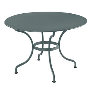 Table ronde D.137 ROMANE de Fermob, Gris orage 