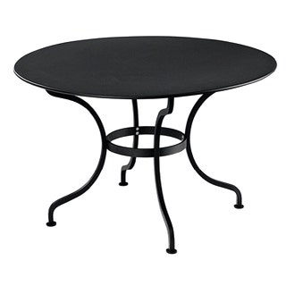 Table ronde D.137 ROMANE de Fermob, Réglisse 
