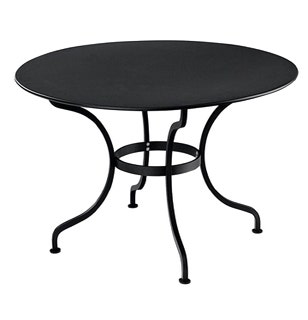 Table ronde D.137 ROMANE de Fermob, Réglisse 