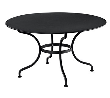 Table ronde D.137 ROMANE de Fermob, Réglisse Table ronde D.137 ROMANE de Fermob, Réglisse