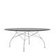 Table ronde GLOSSY de Kartell, Noir
