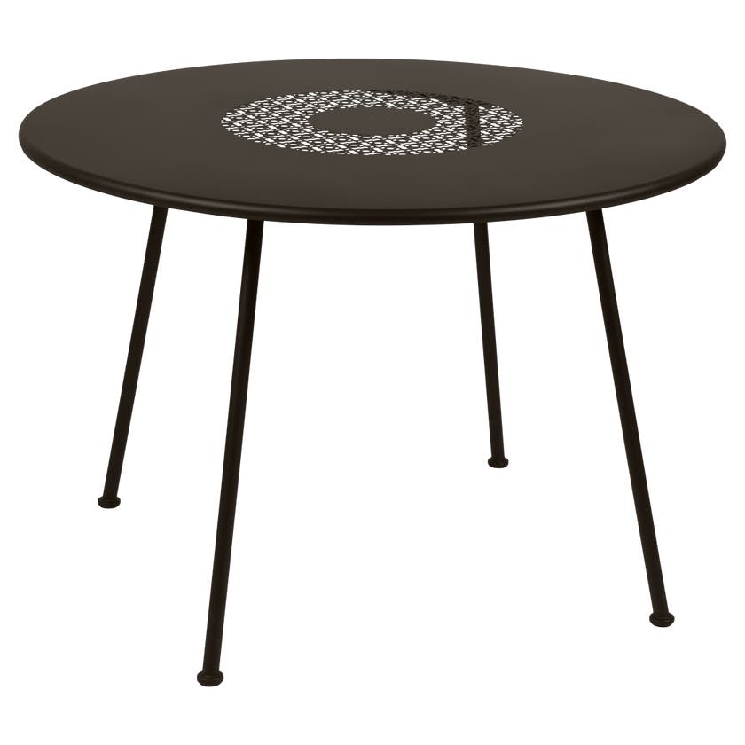 Table ronde LORETTE Ø.110 cm de Fermob, Tonka Table ronde LORETTE Ø.110 cm de Fermob, Tonka