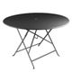 Table ronde pliante BISTRO D.117 x H.74 cm Carbone 