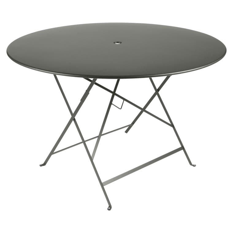 Table ronde pliante BISTRO de Fermob D.117 x H.74 cm Romarin Table ronde pliante BISTRO de Fermob D.117 x H.74 cm Romarin