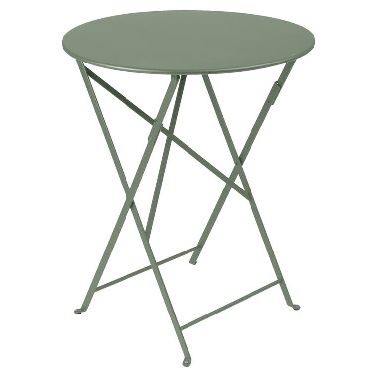 Table ronde pliante BISTRO de Fermob D.60 x H.74 cm cactus Table ronde pliante BISTRO de Fermob D.60 x H.74 cm cactus