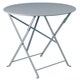 Table ronde pliante BISTRO D.60 x H.74 cm Gris orage