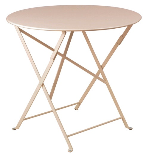 Table ronde pliante BISTRO de Fermob D.60 x H.74 cm Muscade