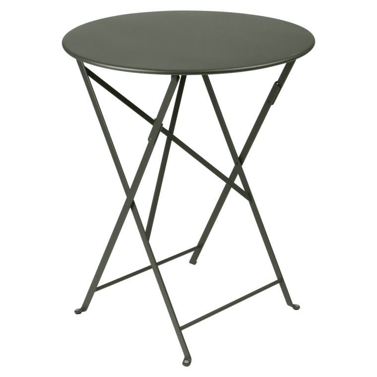 Table ronde pliante BISTRO de Fermob D.60 x H.74 cm Romarin Table ronde pliante BISTRO de Fermob D.60 x H.74 cm Romarin