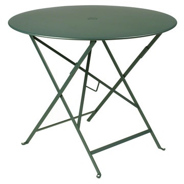 Table ronde pliante BISTRO de Fermob D.77 x H.74 cm Cèdre