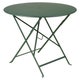 Table ronde pliante BISTRO D.77 x H.74 cm Cèdre