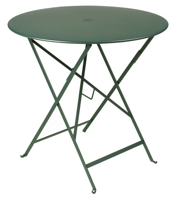 Table ronde pliante BISTRO de Fermob D.77 x H.74 cm Cèdre Table ronde pliante BISTRO de Fermob D.77 x H.74 cm Cèdre
