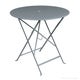 Table ronde pliante BISTRO D.77 x H.74 cm Gris orage